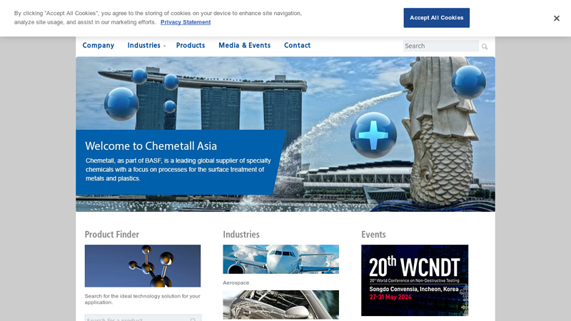 Chemetall Asia - Chemical Supplier