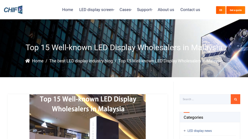 Image of Top 15 Well-known LED Display Wholesalers in Malaysia