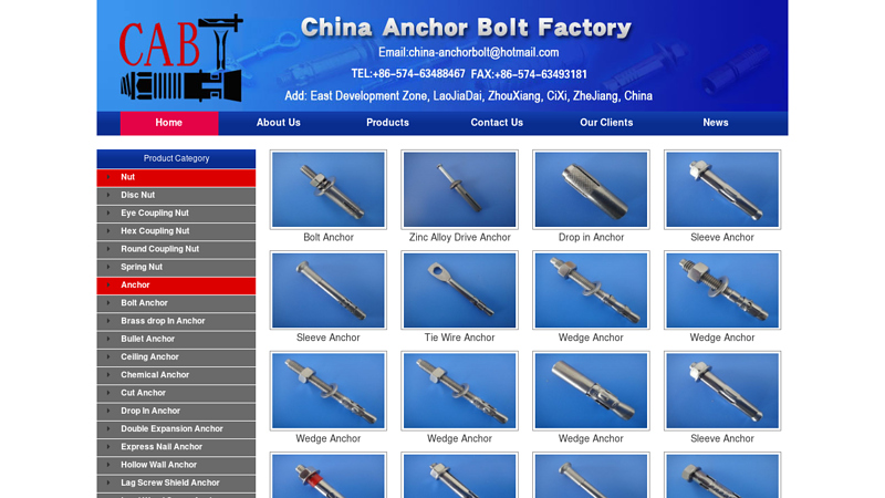 Image of China Anchor Bolt Factory