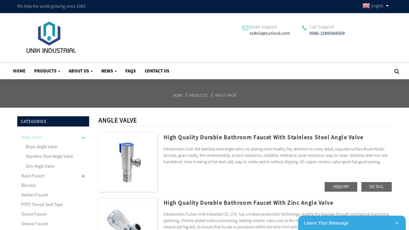 Image of Angle Valve Manufacturers