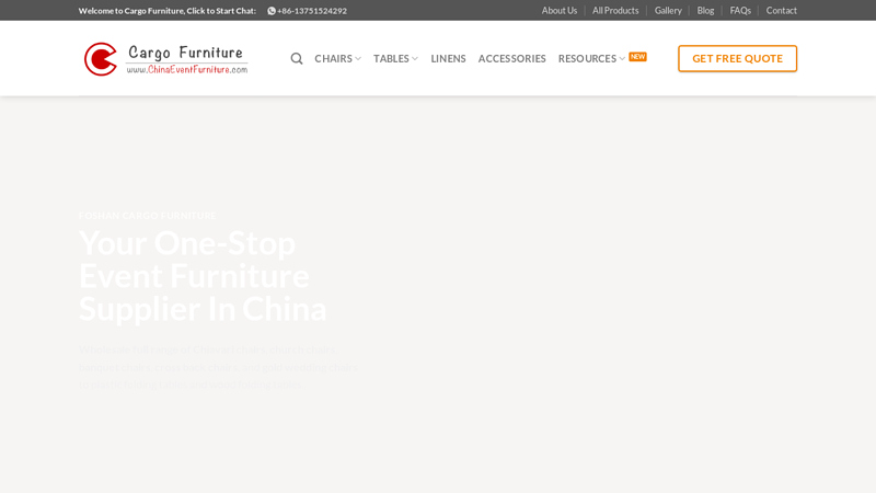 Image of Event Furniture Manufacturer In China