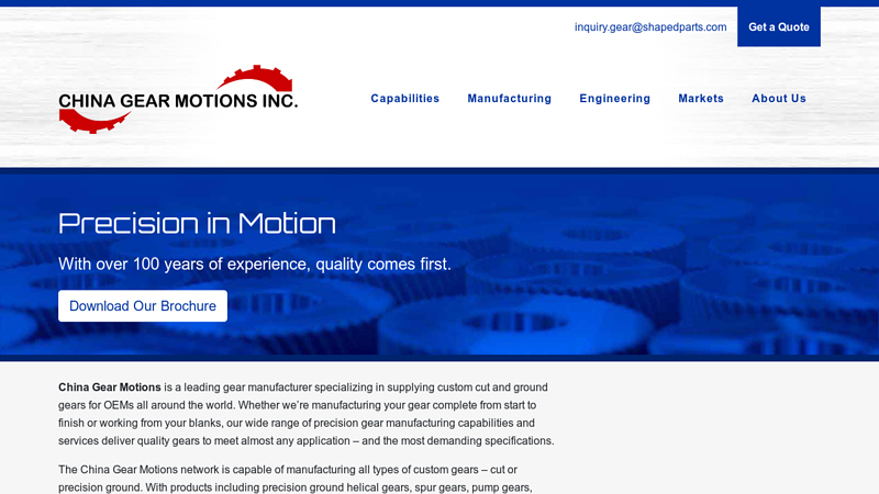 Image of China Gear Motions