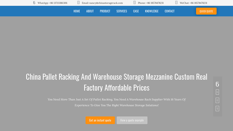 Image of China Pallet Rack and Warehouse Mezzanine Manufacturer | Mracking