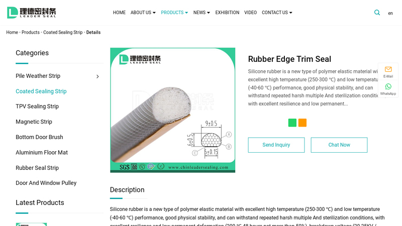 Image of China Customized Rubber Edge Trim Seal Manufacturers and Suppliers ...