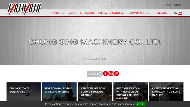 Image of CNC Horizontal Milling Machine | Chung Sing : CNC Horizontal Milling ...
