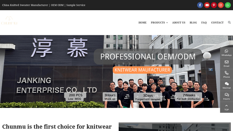Image of Chunmu Knitting Sweater Factory