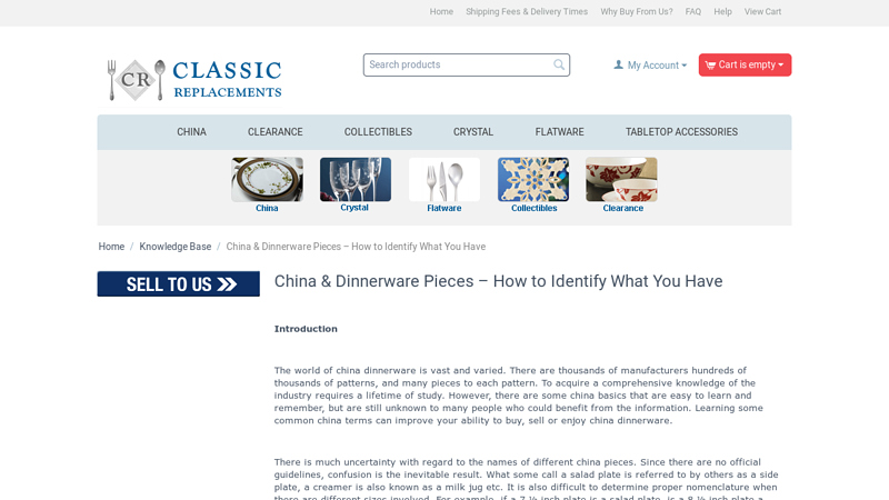 Image of China & Dinnerware Pieces