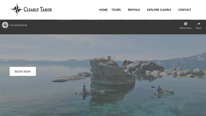 Clearly Tahoe | Clear Kayak Tours on Lake Tahoe