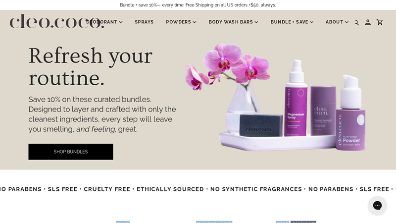Aluminum-Free Natural Deodorant + Personal Care. C Cleo+Coco