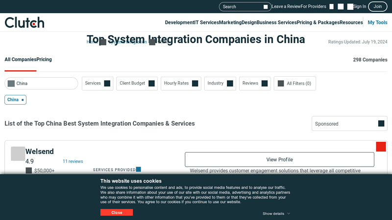 Image of Top System Integration Companies in China