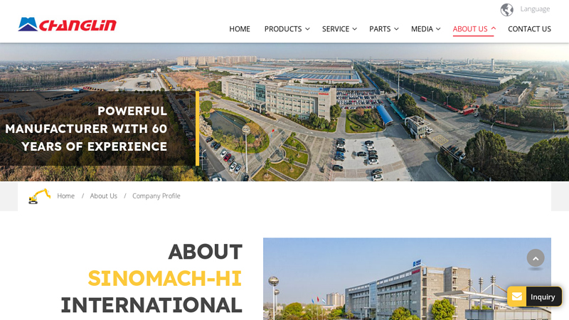 Image of SINOMACH Company | Wheel Loader, Road Roller | Construction Equipment