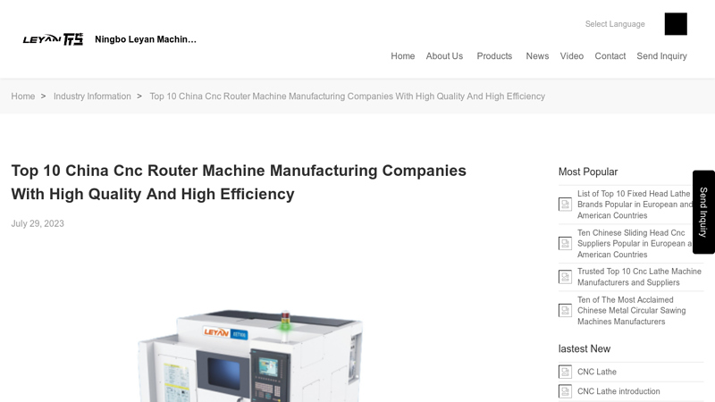 Image of Top 10 China Cnc Drilling Machine Manufacturers