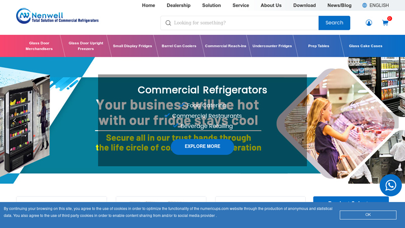 Image of Commercial Fridge and Freezer OEM Manufacturer Factory China