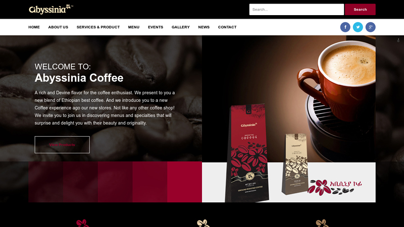 Welcome To Coffee Abyssinia | Home