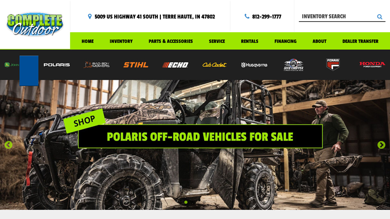 Complete Outdoor Equipment: Motorsport Dealer, Terre Haute IN