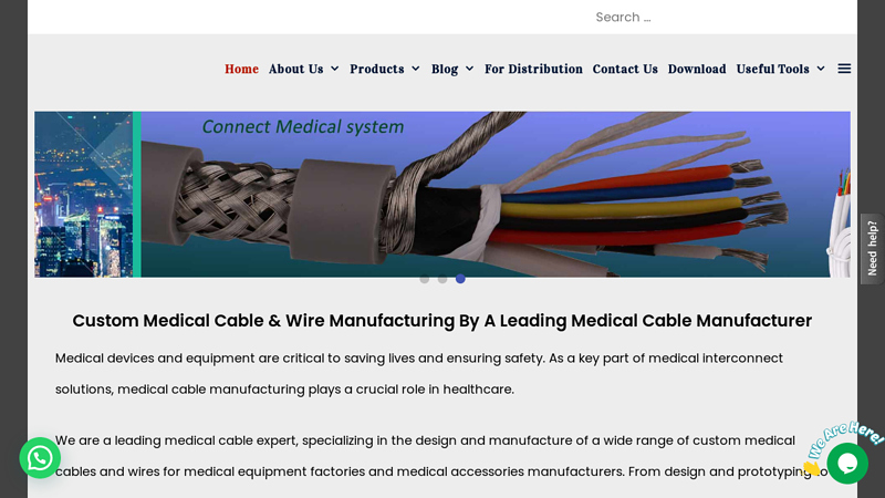 Up Medical Cable Manufacturer for medical cable assemblies