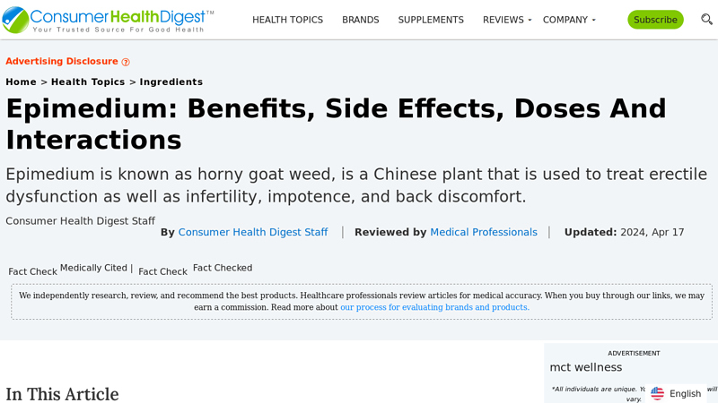 Image of Epimedium: An Overview of this Versatile Chinese Herb