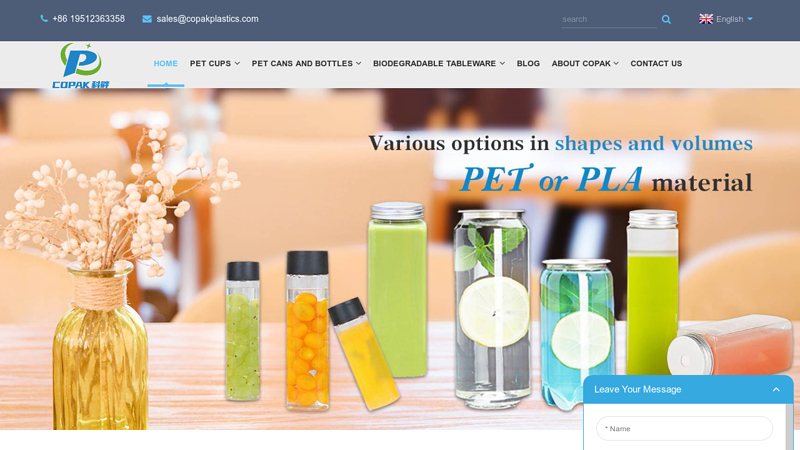 PET Cup, PET Juice Cup, PET Plastic Bottles, PET Clear Cup - Copak