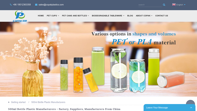 Image of Wholesale PET bottle Manufacturer in china Manufacturer and Supplier ...