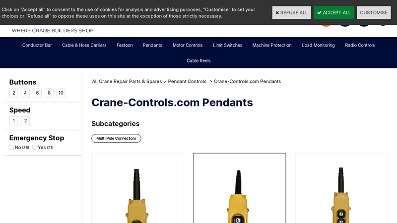 Image of Crane-Controls.com Pendants