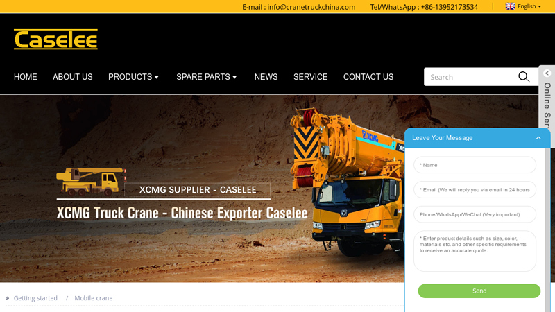 Image of Hydraulic crane