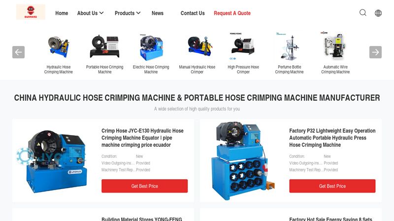 Image of China Hydraulic Hose Crimping Machine & Portable Hose Crimping Machine ...