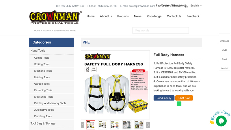 Image of China Full Body Harness Suppliers, Manufacturers, Factory