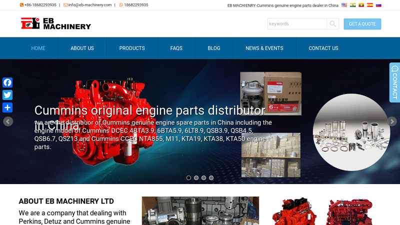 Image of China Cummins genuine parts distributor from DCEC genuine parts, CCEC ...