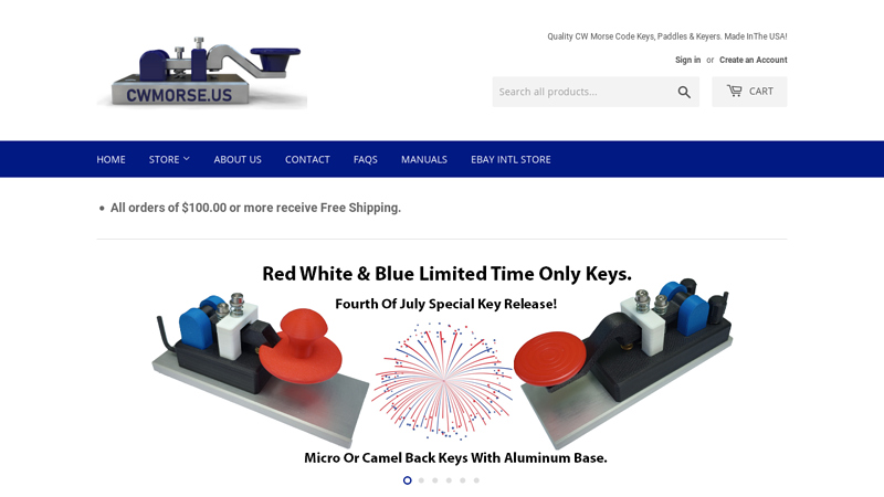 Morse Code Keys Made In The USA C cwmorse.us