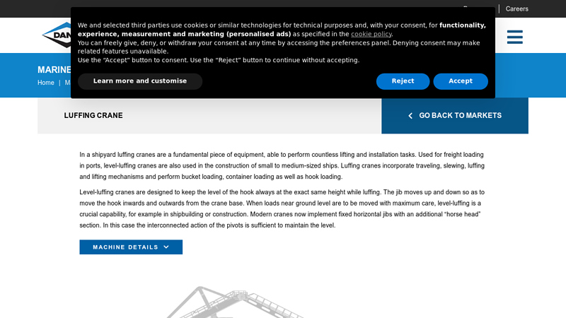 Image of Luffing Crane | Dana Industrial