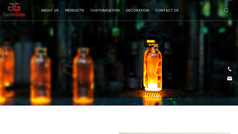 Image of Custom glass packaging