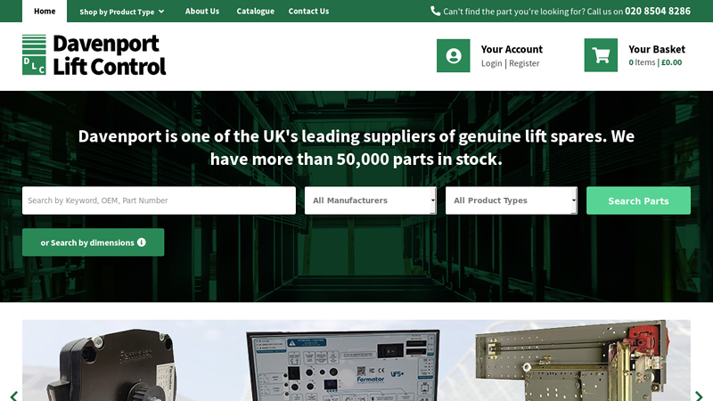 Lift Components & Spare Parts | Davenport Lift Control