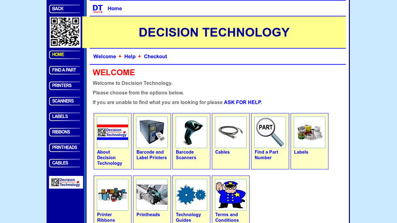 BARCODE SCANNERS, BARCODE PRINTERS, BARCODE LABELS AND PRINTER RIBBONS FROM DECISION TECHNOLOGY