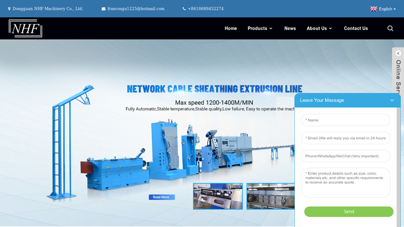Image of China Cable Spooling Machine Manufacturer and Supplier, Factory | NHF