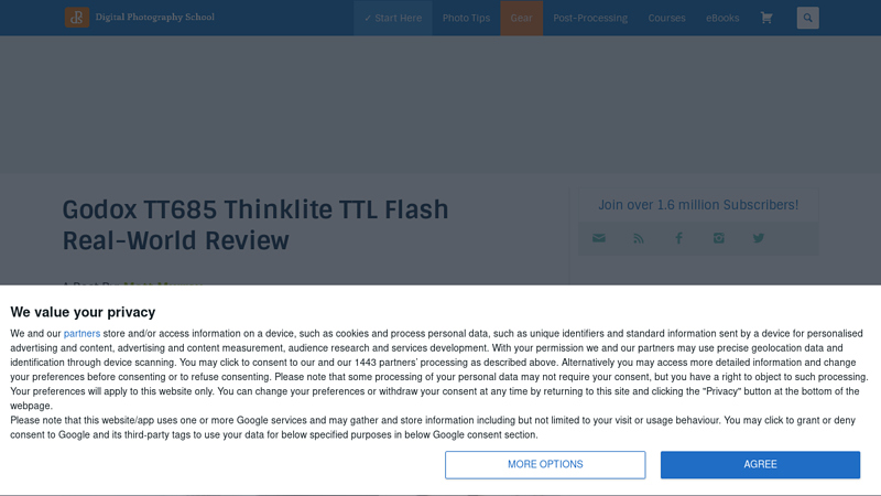 Image of Godox TT685 Thinklite TTL Flash Real-World Review