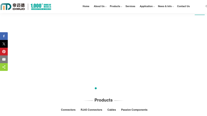 Dimud connectors & cables|Professional electronic component supplier