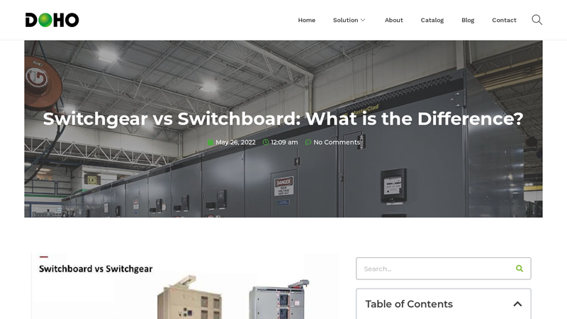Image of Switchgear vs Switchboard: What is the Difference?