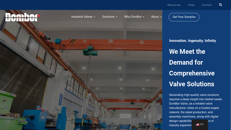 Image of Home of Reliable Valve Solutions in China | DomBor Valve
