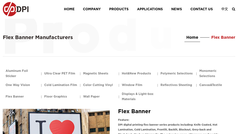 Image of China Flex Banner Manufacturers, Flex Banner Suppliers,Factory