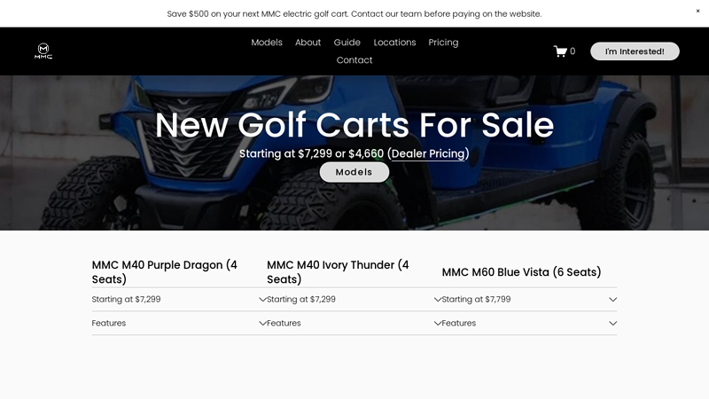 Image of Top 5 Chinese Golf Cart Brands: 2024 Updates
