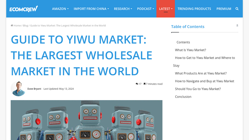 Image of Guide to Yiwu Market: The Largest Wholesale Market 2024