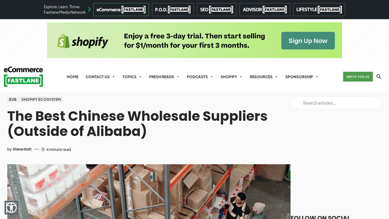 Image of The Best Chinese Wholesale Suppliers (Outside Of Alibaba) | Ecommerce ...