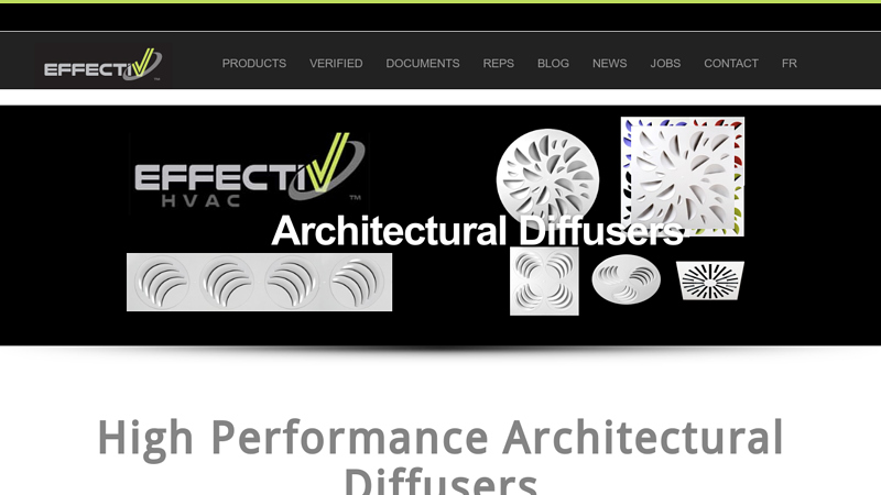 EffectiV HVAC - Manufacturer of High Performance Achitectural Diffusers