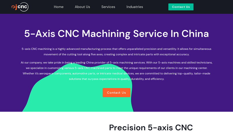 Image of 5-Axis CNC Machining Services | CNC Machining China | EJCNC