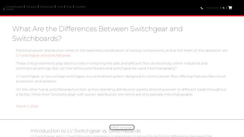 Image of What Are the Differences Between Switchgear and Switchboards?