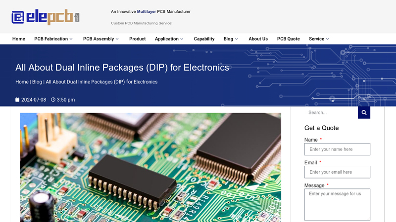 Image of All About Dual Inline Packages (DIP) for Electronics
