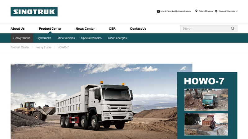 Image of HOWO-7- China National Heavy Duty Truck Group Co., Ltd.