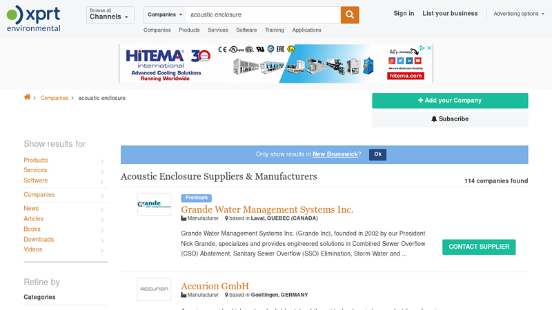 Image of Acoustic Enclosure Companies And Suppliers