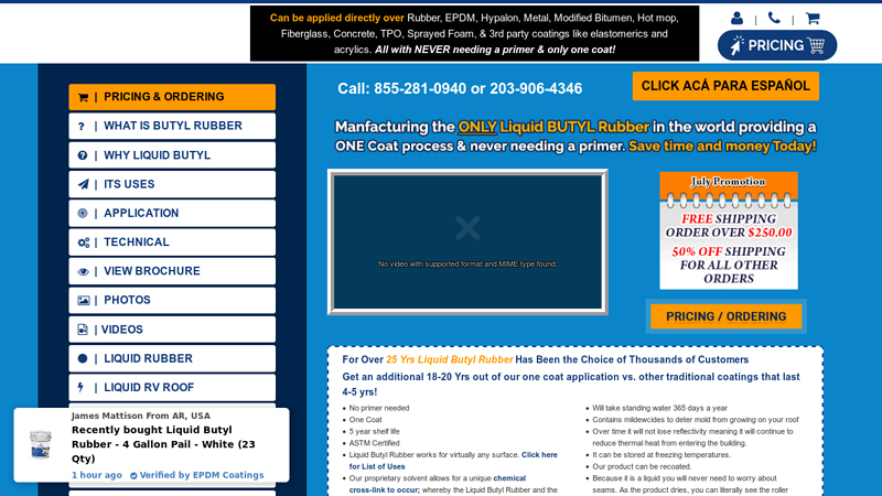 EPDM Coatings - Fix Roof Leaks For A Fraction Of The Cost!