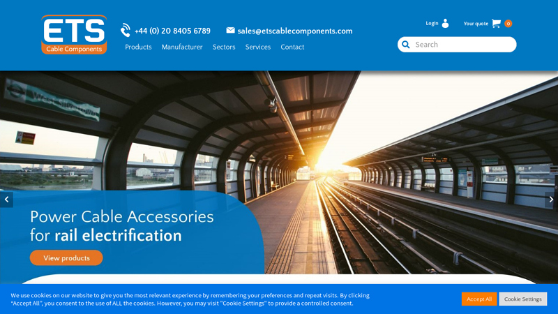 ETS Cable Components | Cable Accessories and Electrical cable suppliers